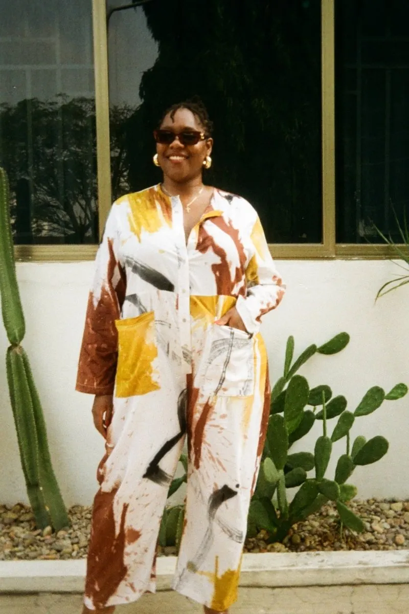 Field Jumpsuit in Thunderstruck sold by Osei-Duro product image thumbnail 2