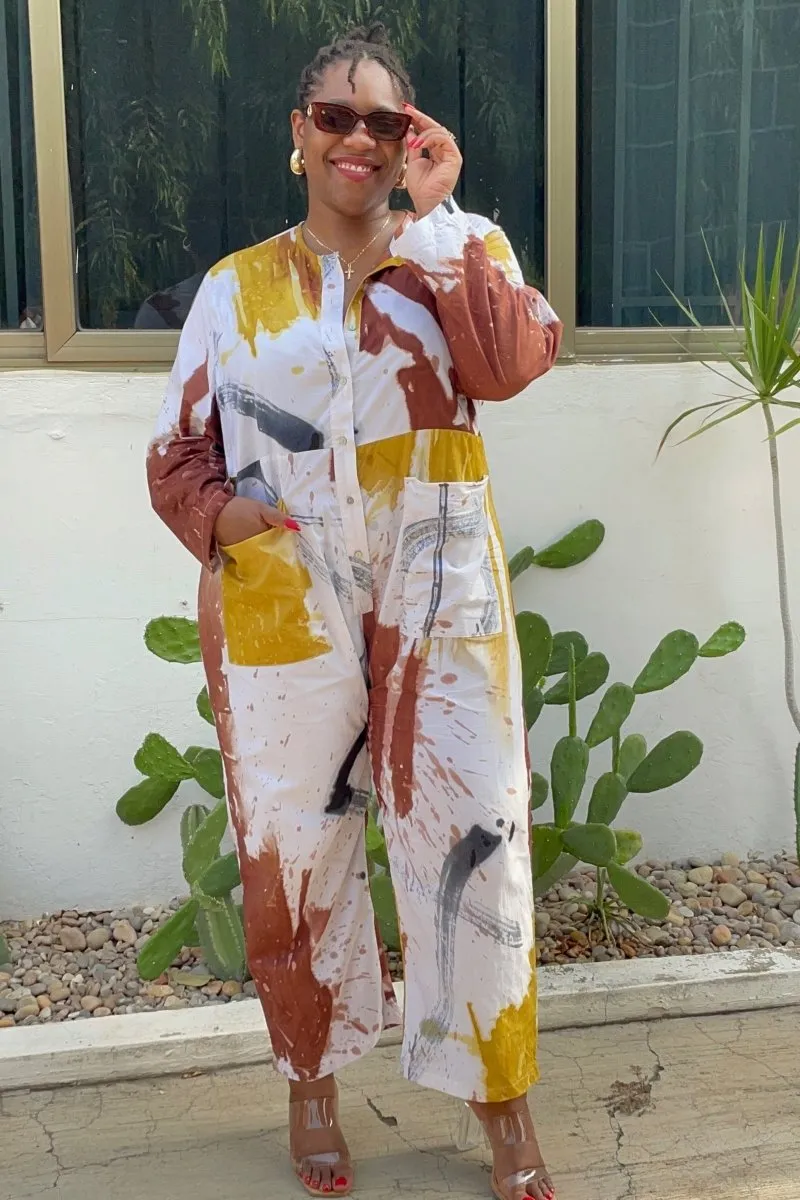 Field Jumpsuit in Thunderstruck sold by Osei-Duro product image thumbnail 3