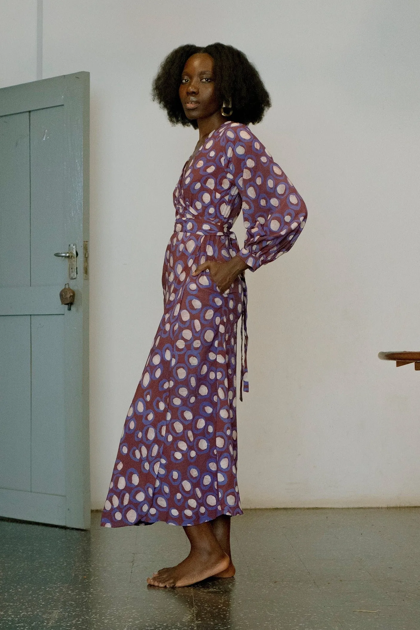 Deja Dress in Polka sold by Osei-Duro product image thumbnail 3
