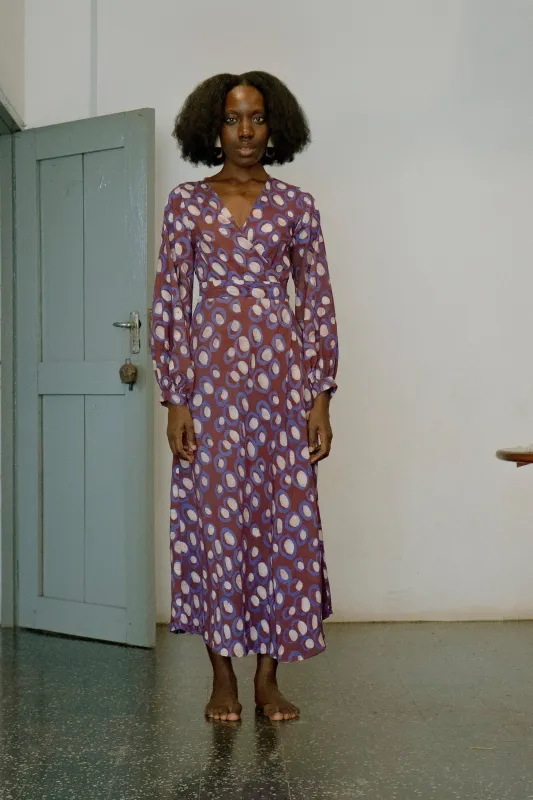 Deja Dress in Polka made by Osei-Duro