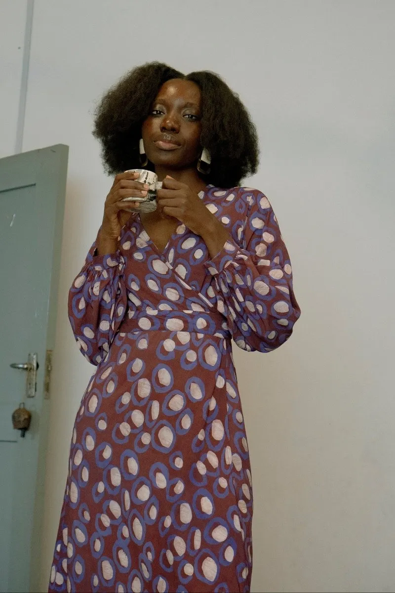 Deja Dress in Polka sold by Osei-Duro product image thumbnail 5
