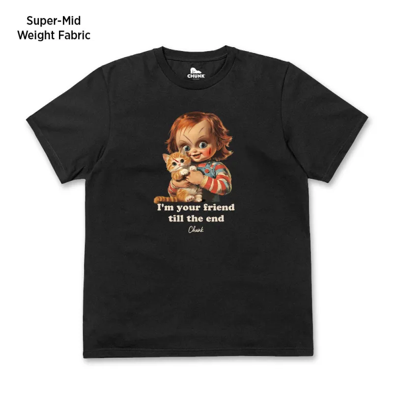 Friend Till The End Black T-Shirt sold by Chunk