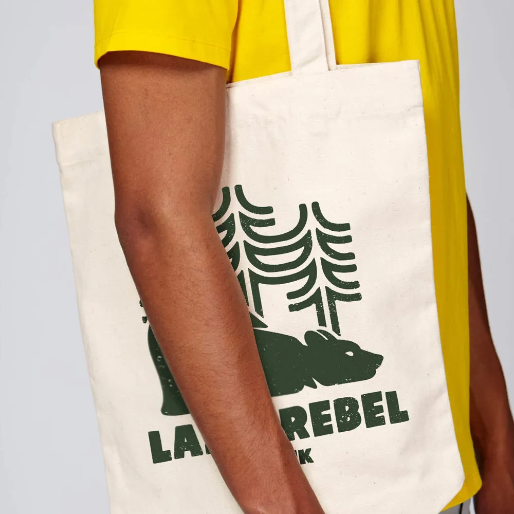 Lazy Rebel Natural Tote Bag sold by Chunk product image thumbnail 2