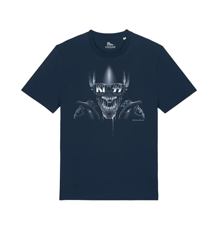 Dark Kiss Navy T-Shirt Plus sold by Chunk