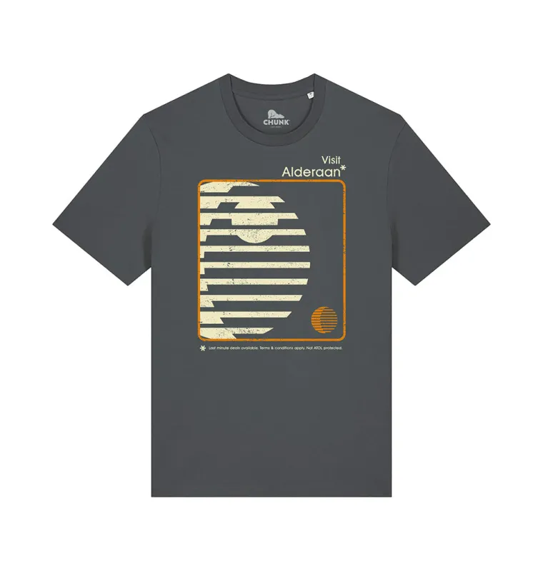 Visit Alderaan Anthracite T-Shirt Plus sold by Chunk