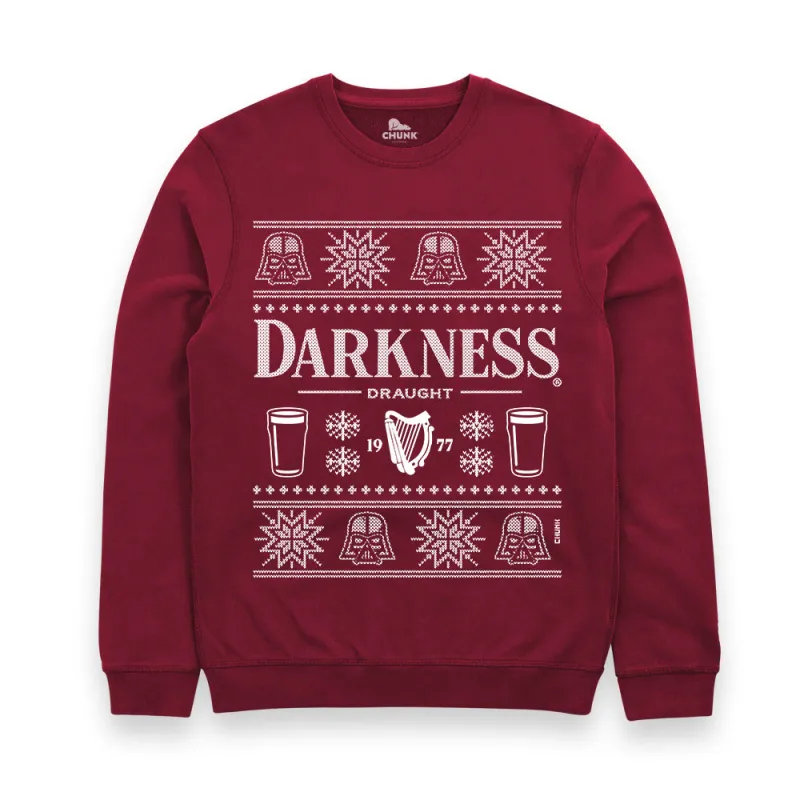 Xmas Darkness Cherry Red Sweatshirt sold by Chunk