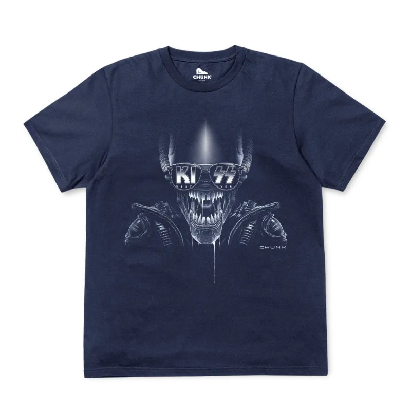 Dark Kiss Navy T-Shirt sold by Chunk