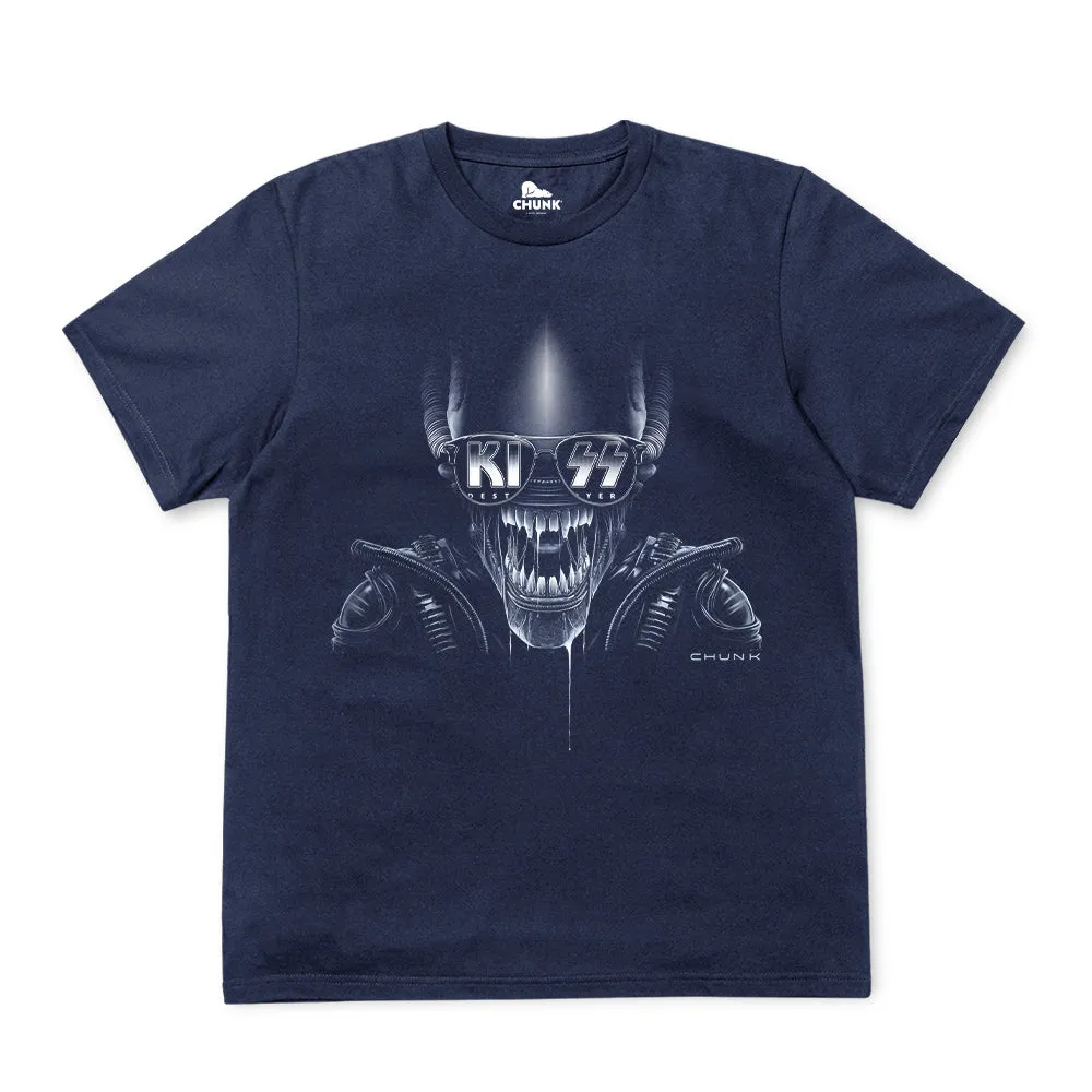 Dark Kiss Navy T-Shirt sold by Chunk