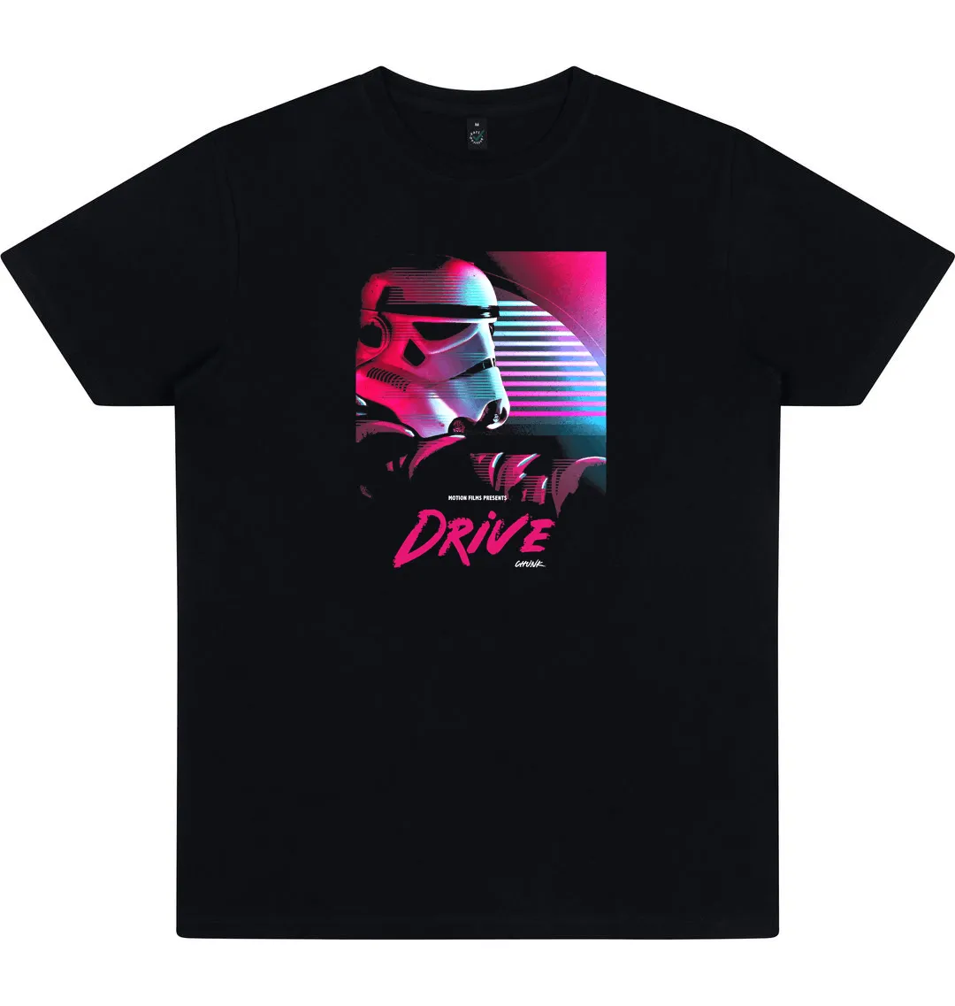 Drive Black T-Shirt sold by Chunk product image thumbnail 3