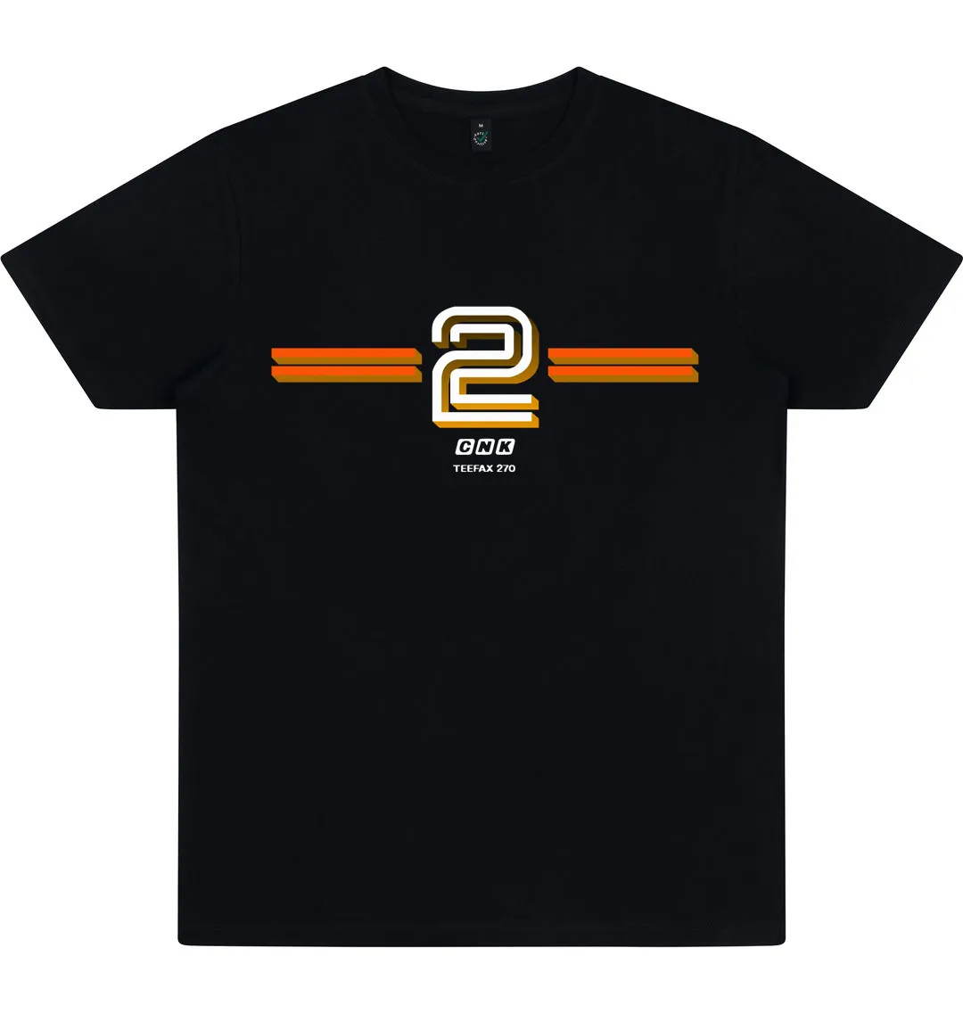Channel Two Black T-Shirt sold by Chunk product image thumbnail 3