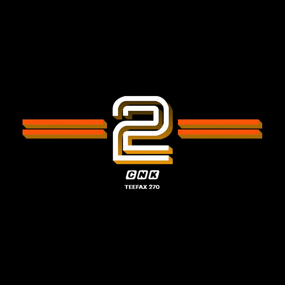 Channel Two Black T-Shirt sold by Chunk product image thumbnail 2