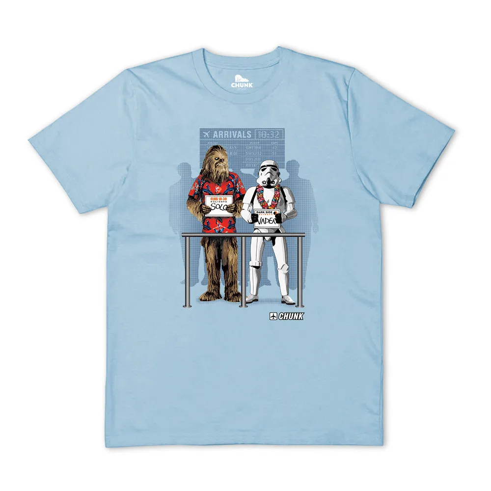 Arrivals Light Blue T-Shirt sold by Chunk