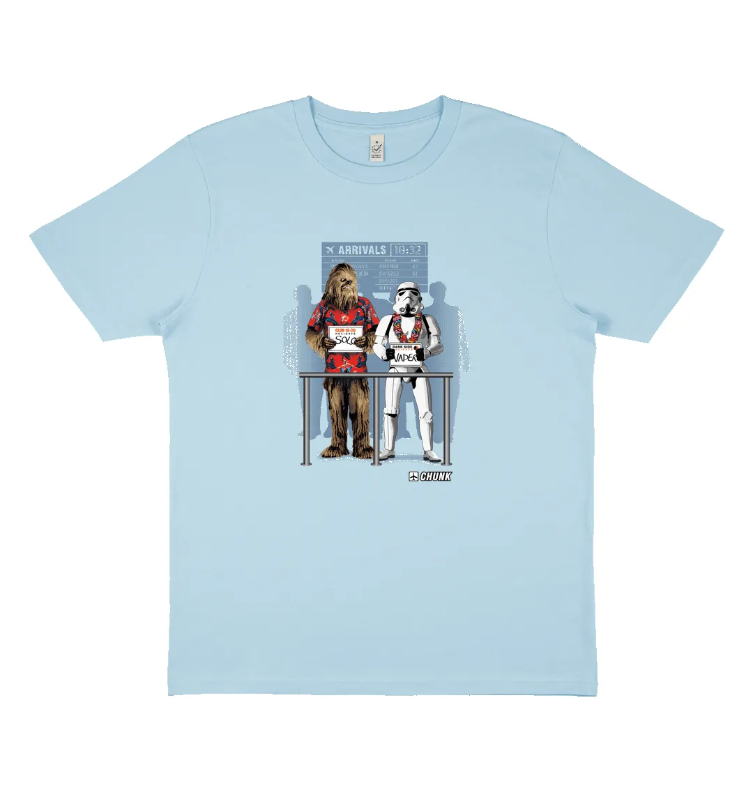 Arrivals Light Blue T-Shirt sold by Chunk product image thumbnail 3