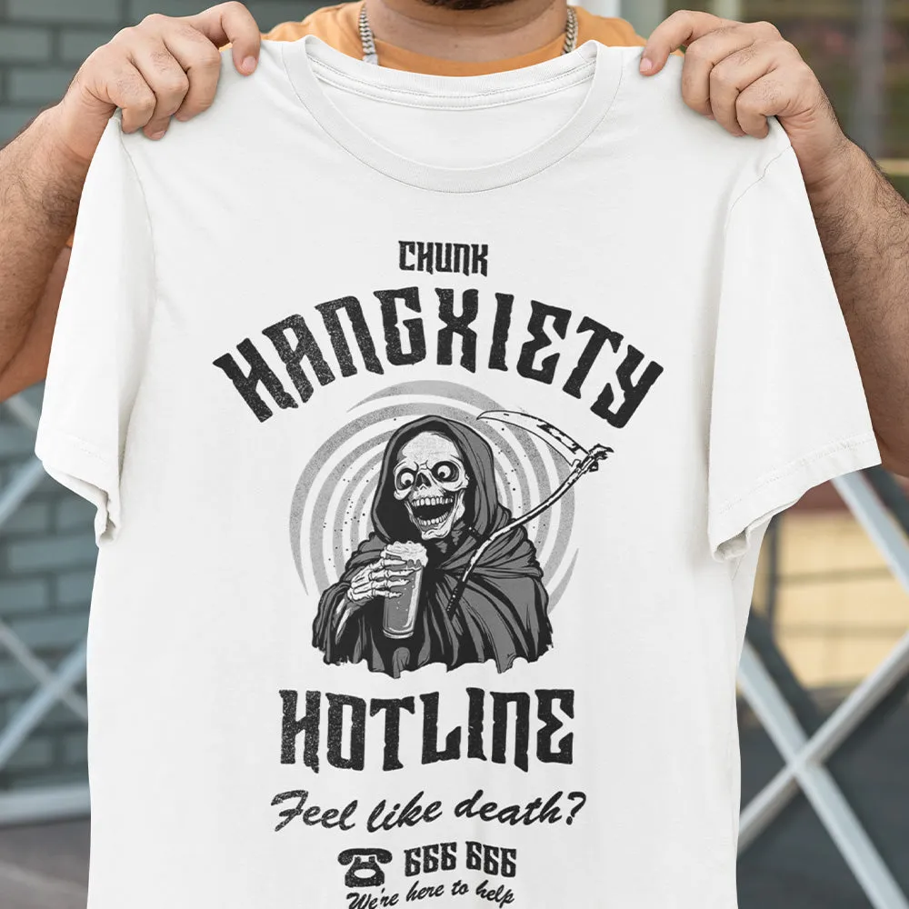 Hangxiety White T-Shirt sold by Chunk product image thumbnail 2