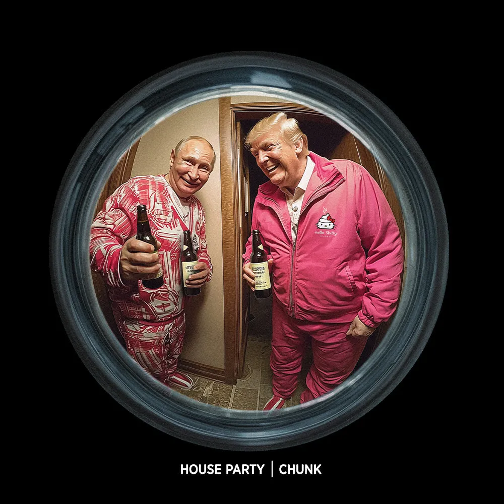 House Party Black T-Shirt sold by Chunk product image thumbnail 2