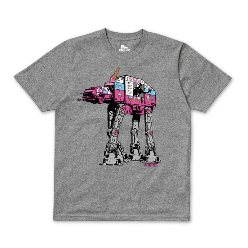 Space Ice Cream Heather Grey T-Shirt sold by Chunk