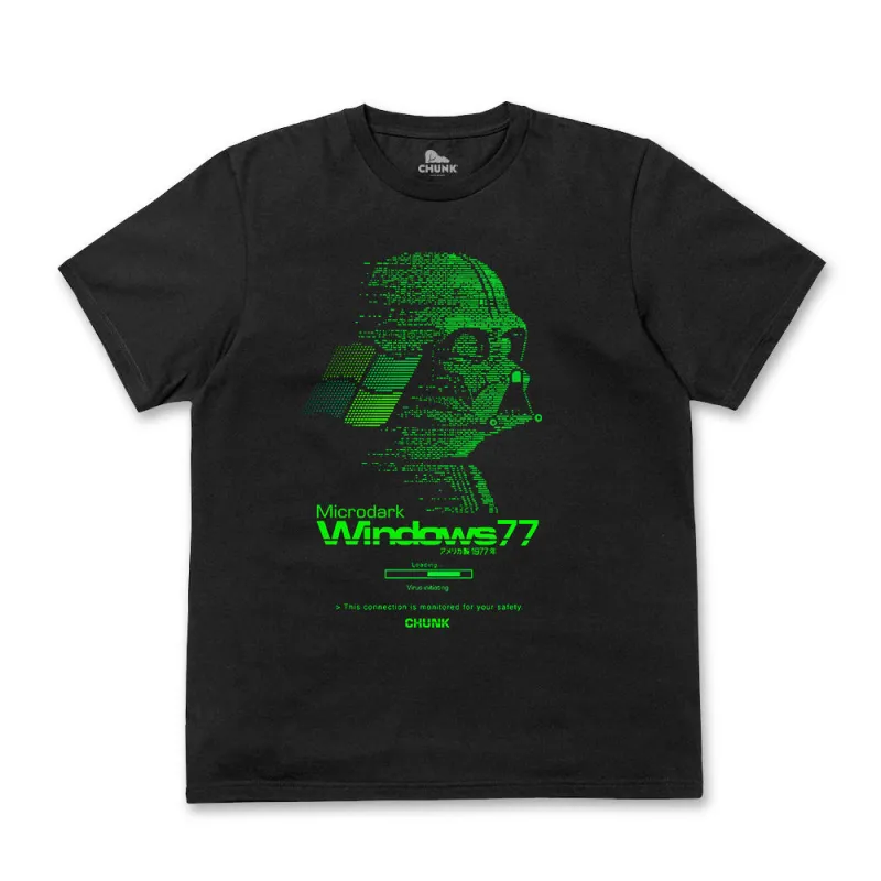 Windows 77 Black T-Shirt sold by Chunk