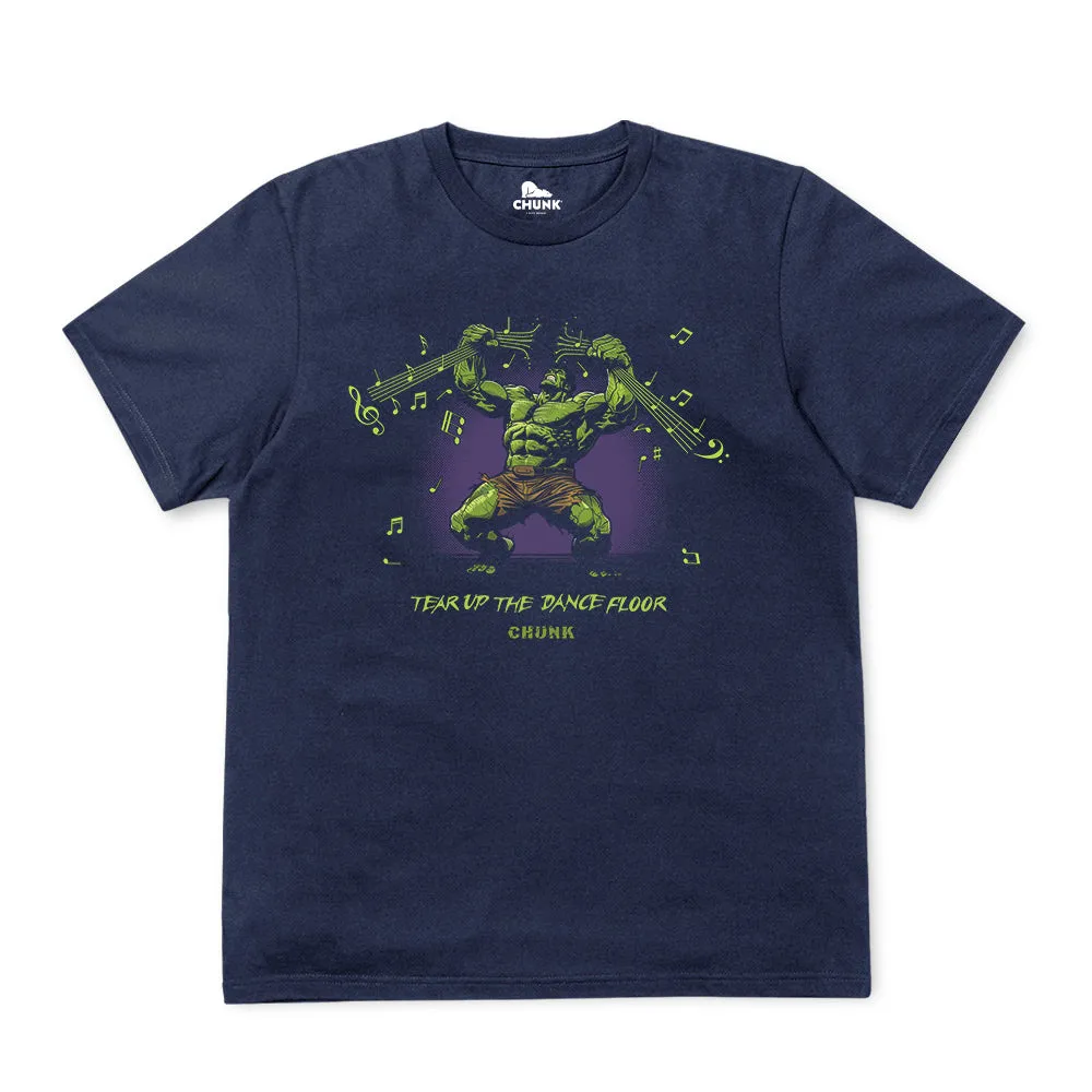 Tear Up The Dancefloor Navy T-Shirt sold by Chunk