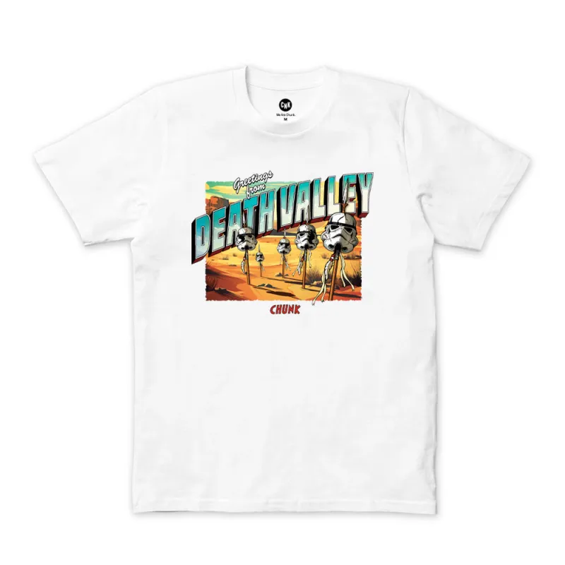 Death Valley White T-Shirt sold by Chunk