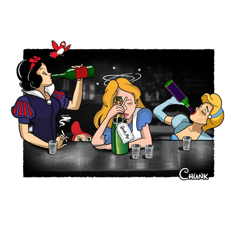 Girls night out white T-shirt sold by Chunk product image thumbnail 3