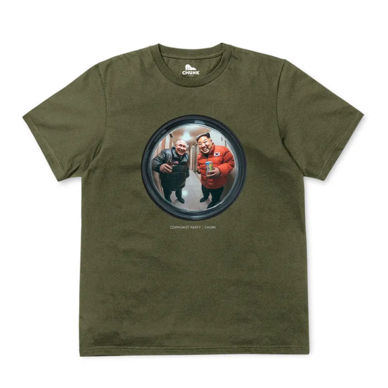 Communist Party Green T-Shirt sold by Chunk