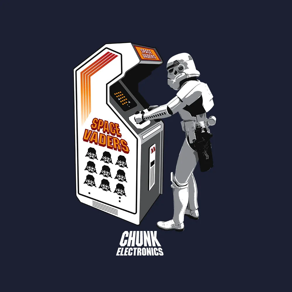 Space Vaders French Navy T-Shirt sold by Chunk product image thumbnail 2