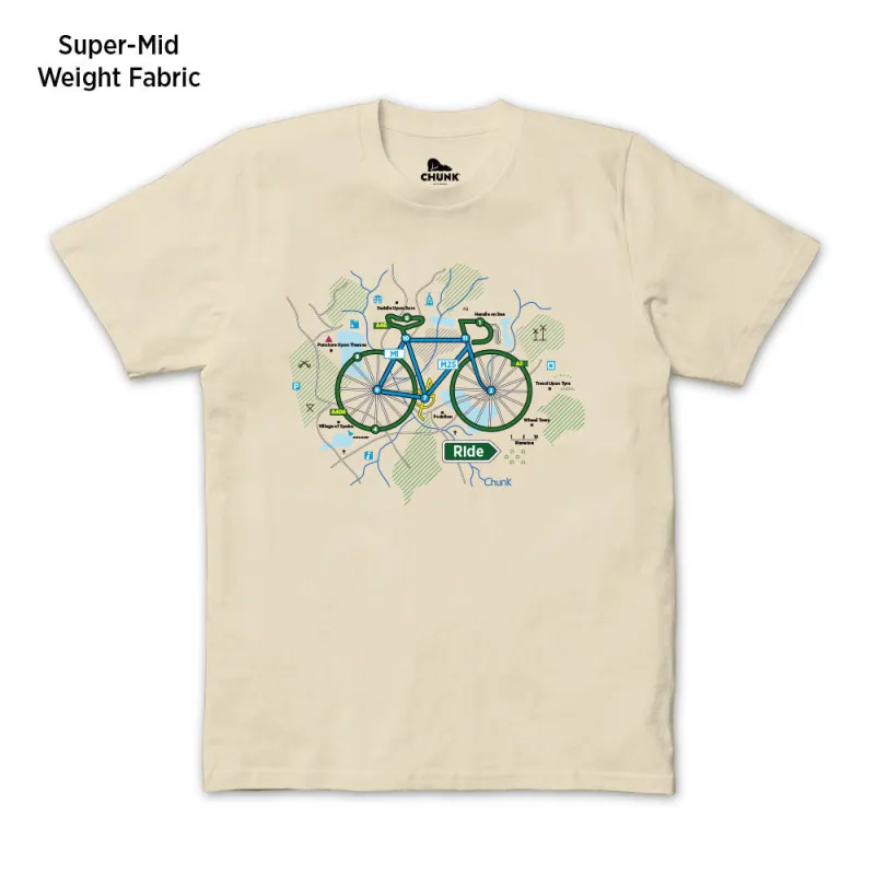 Take a Ride Light Beige T-Shirt sold by Chunk