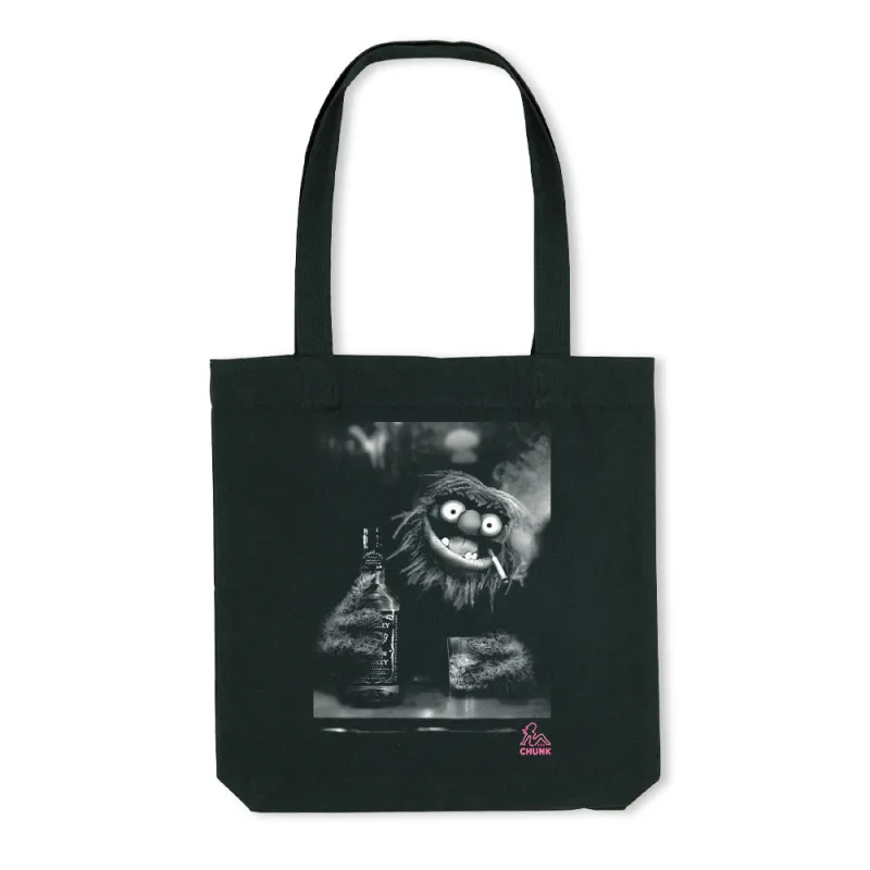 Whiskey Drinker Black Tote Bag sold by Chunk