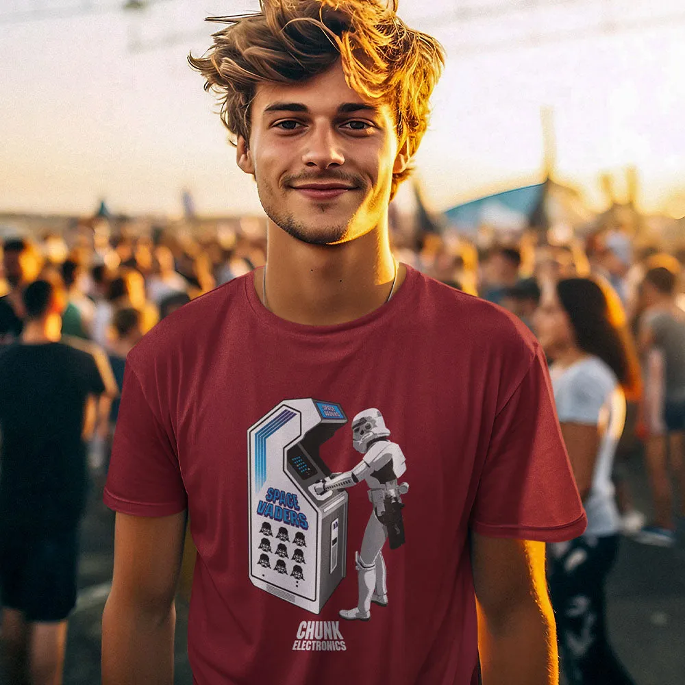 Space Vaders Red Cherry Tree T-Shirt sold by Chunk product image thumbnail 3