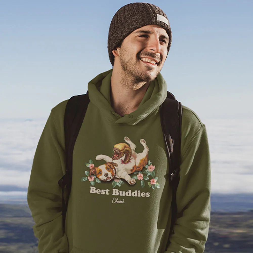 Best Buddies Forest Green Hoodie sold by Chunk product image thumbnail 2