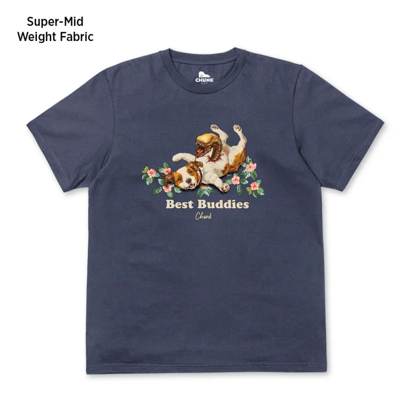 Best Buddies Faded Navy T-Shirt sold by Chunk