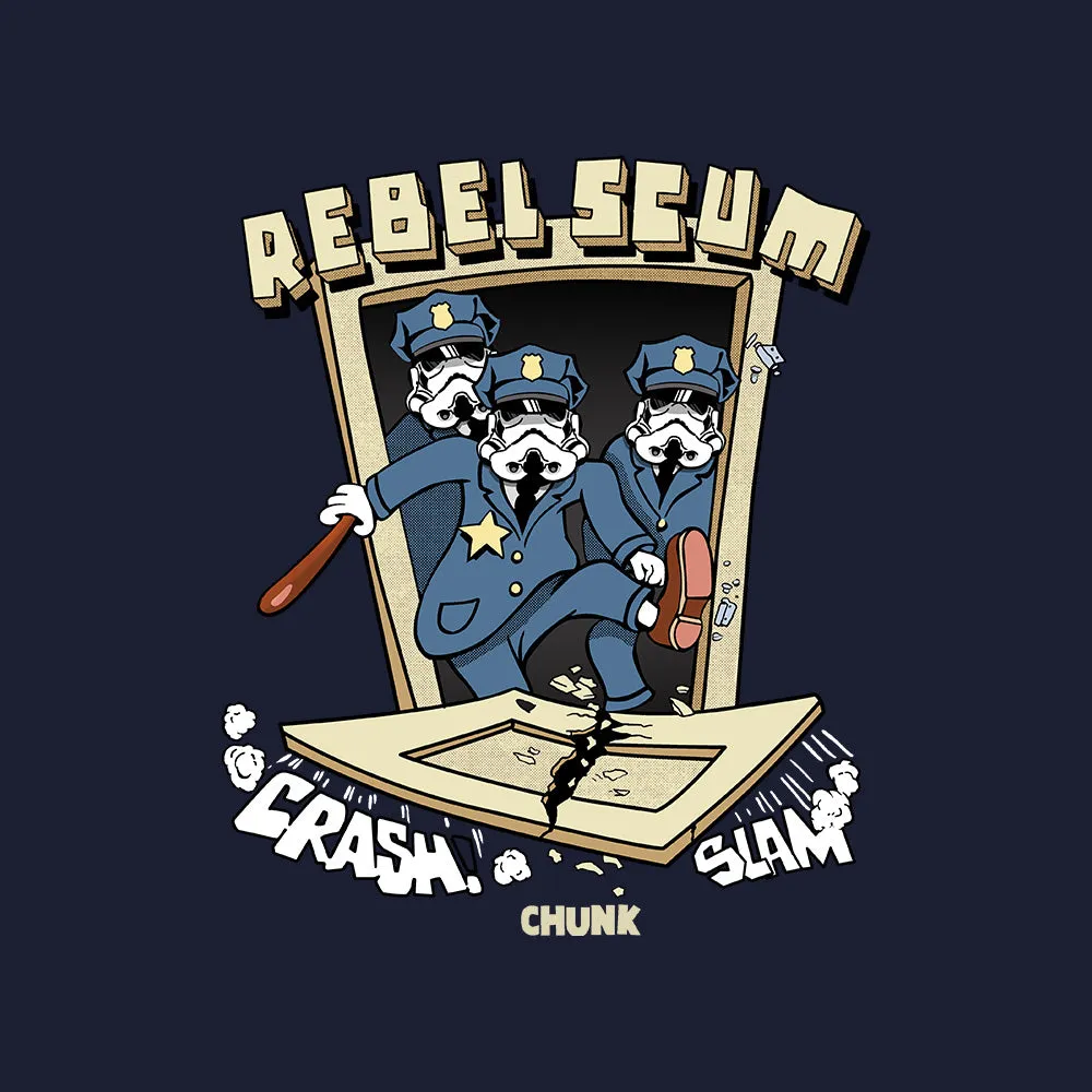 Rebel Scum French Navy T-Shirt sold by Chunk product image thumbnail 3