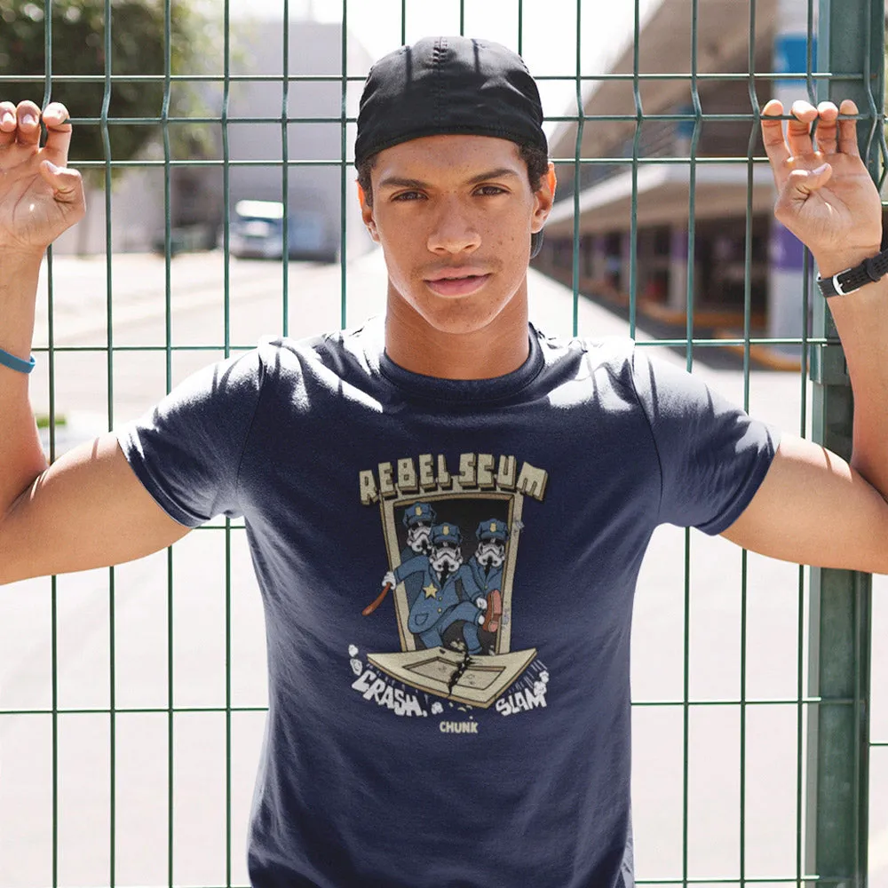 Rebel Scum French Navy T-Shirt sold by Chunk product image thumbnail 2