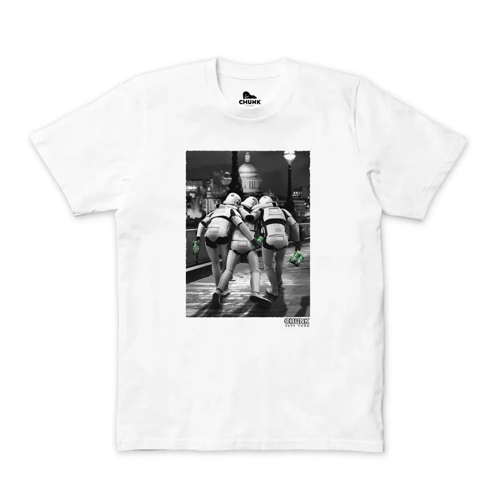 Out on the Town White T-Shirt sold by Chunk