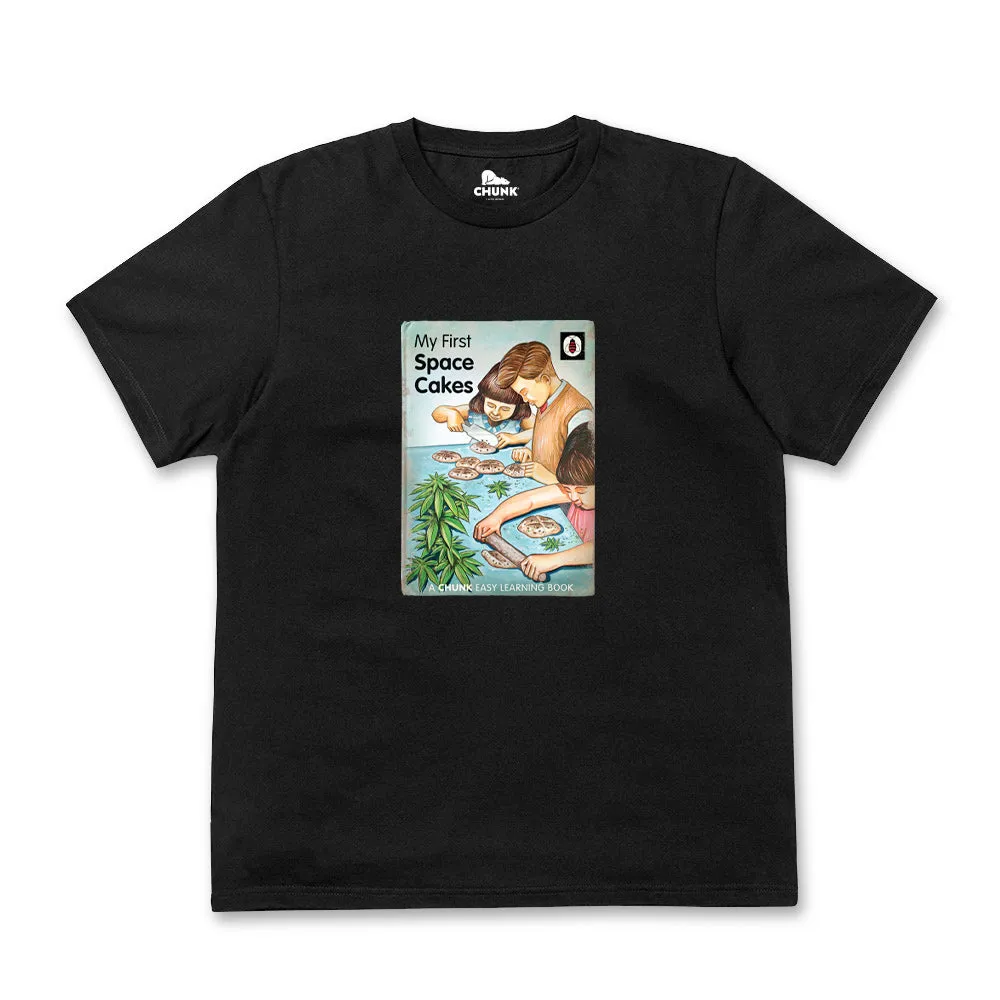 My First Space Cake Black T-Shirt sold by Chunk