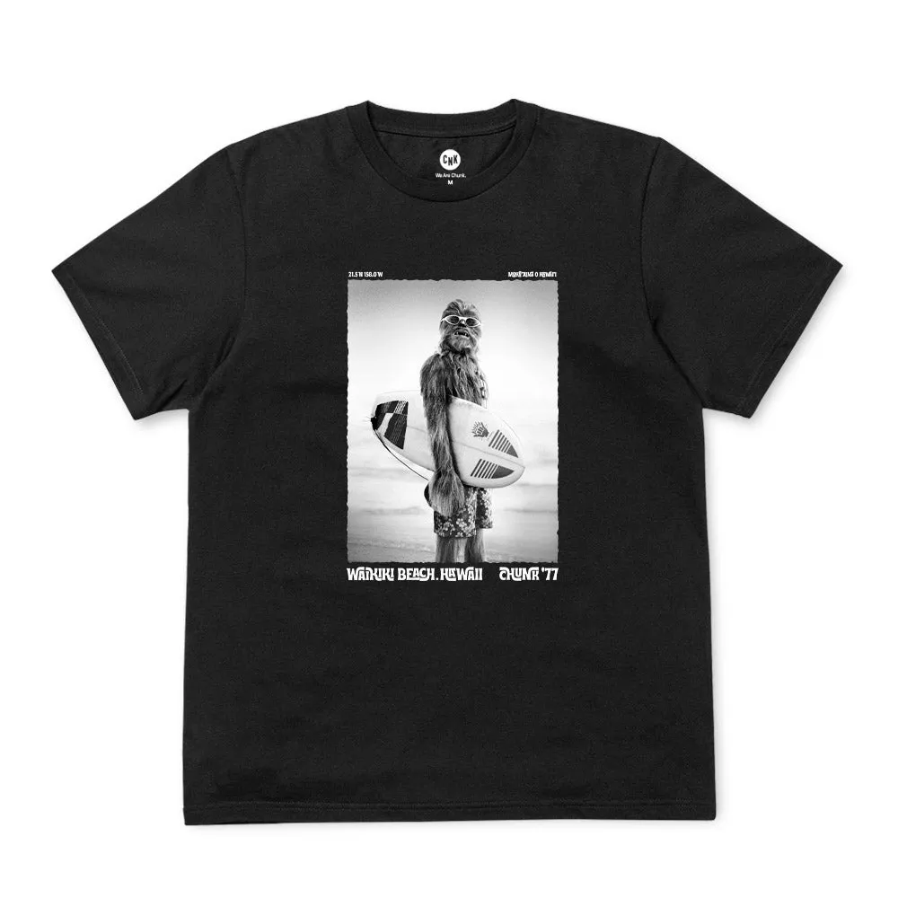 Waikki Beach Black T-Shirt sold by Chunk