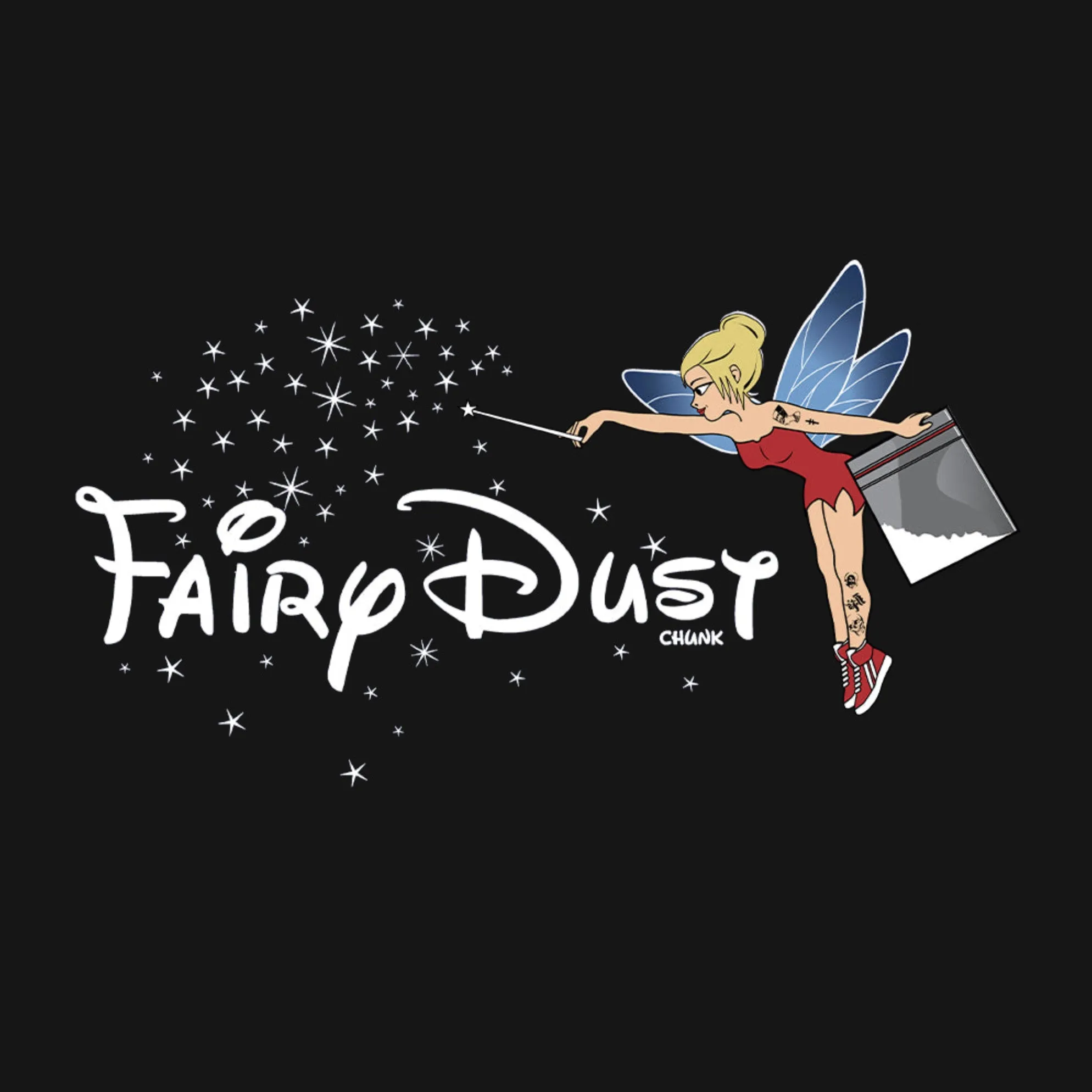 Fairy Dust Black T-Shirt sold by Chunk product image thumbnail 3