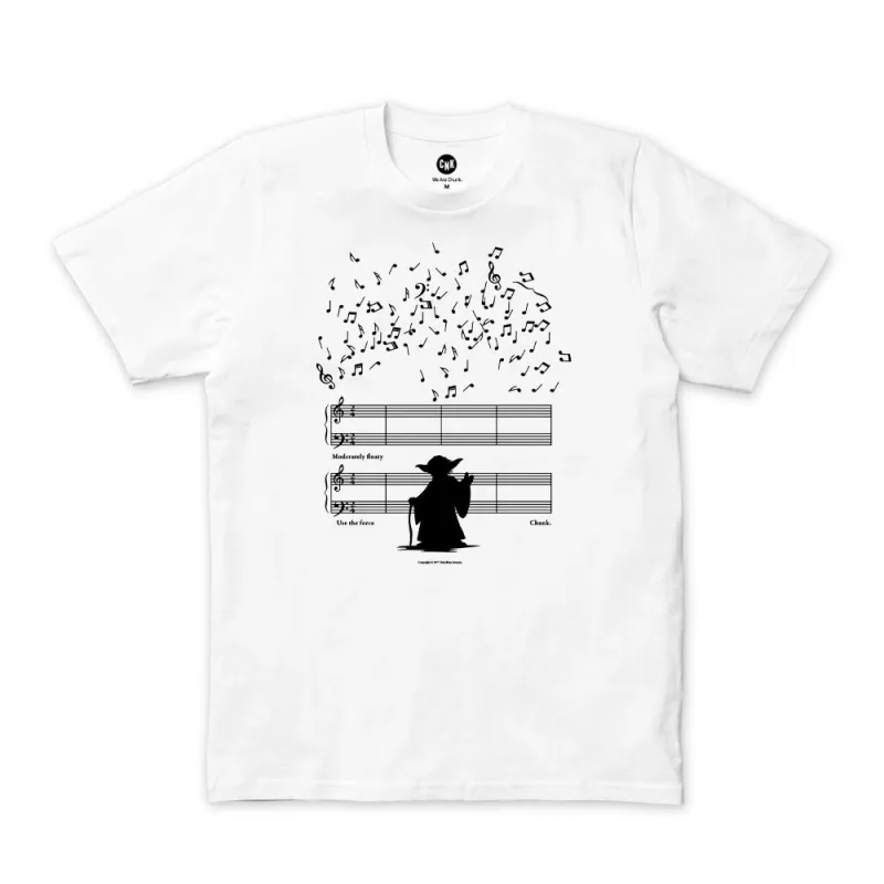 Use The Force White T-Shirt sold by Chunk
