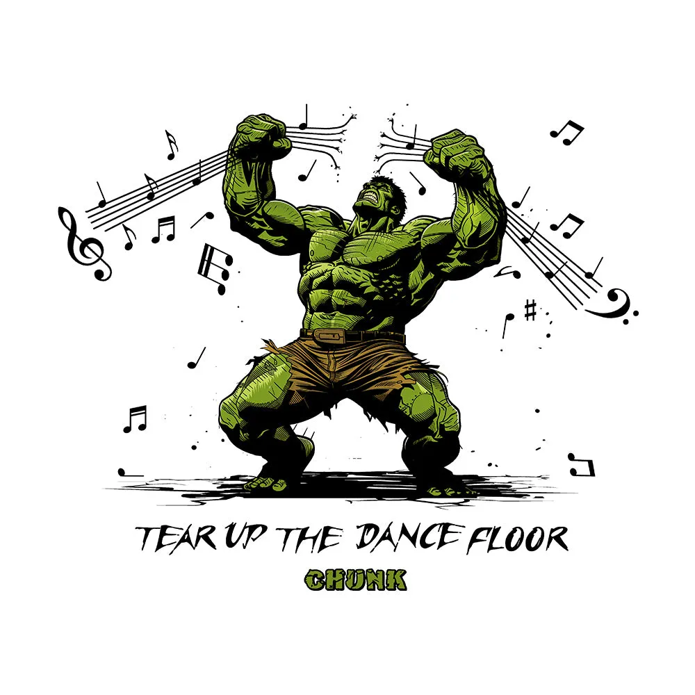 Tear Up The Dance Floor White T-Shirt sold by Chunk product image thumbnail 2