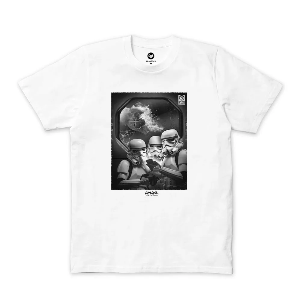 No Phones! White T-Shirt sold by Chunk