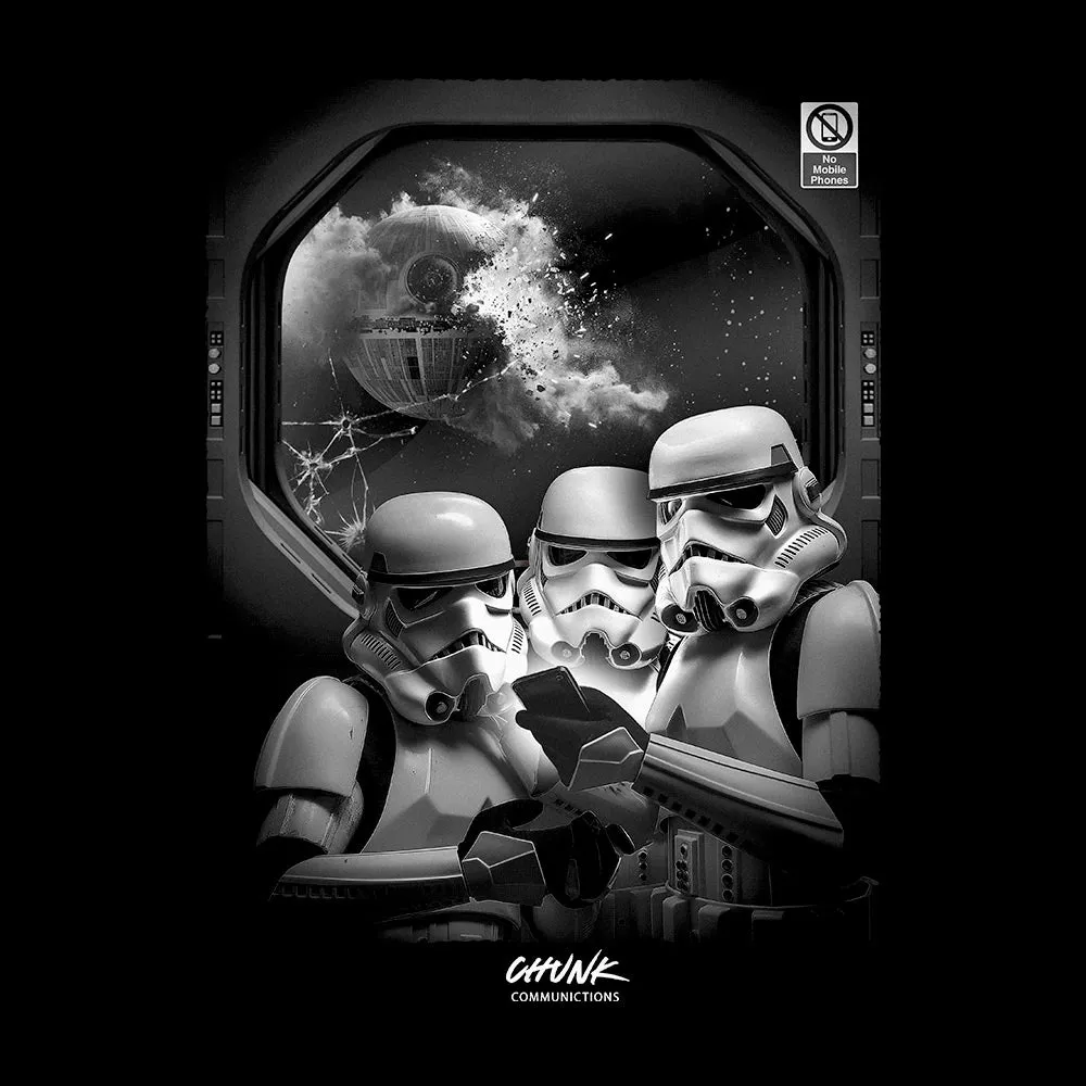 No Phones! Black T-Shirt sold by Chunk product image thumbnail 3