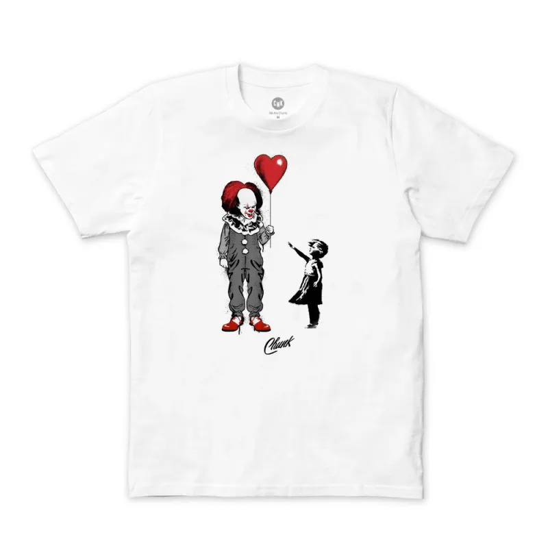 Dark Balloon White T-Shirt sold by Chunk
