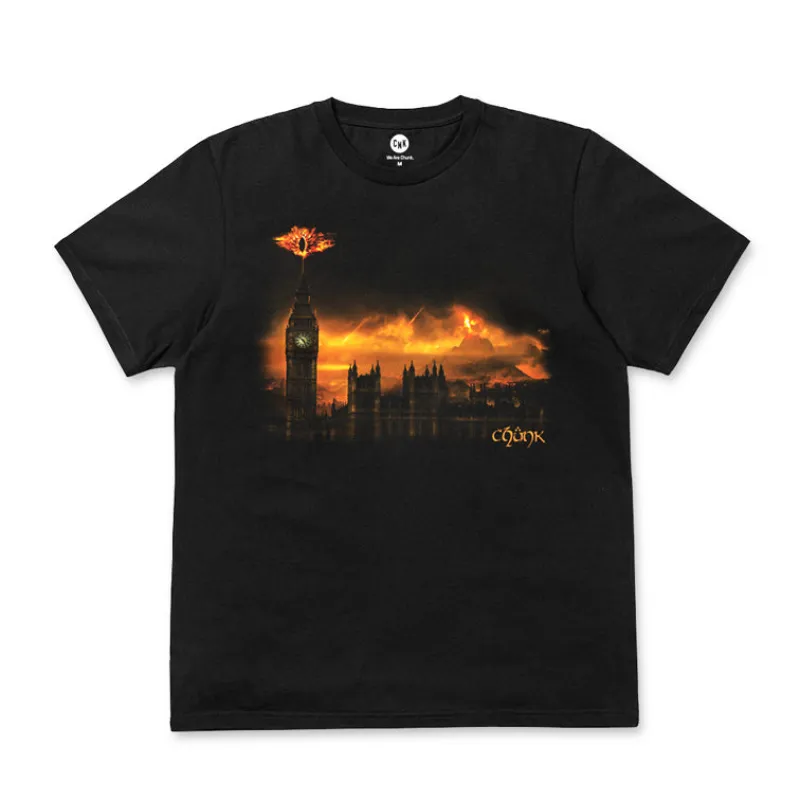 London Eye Black T-Shirt made by Chunk