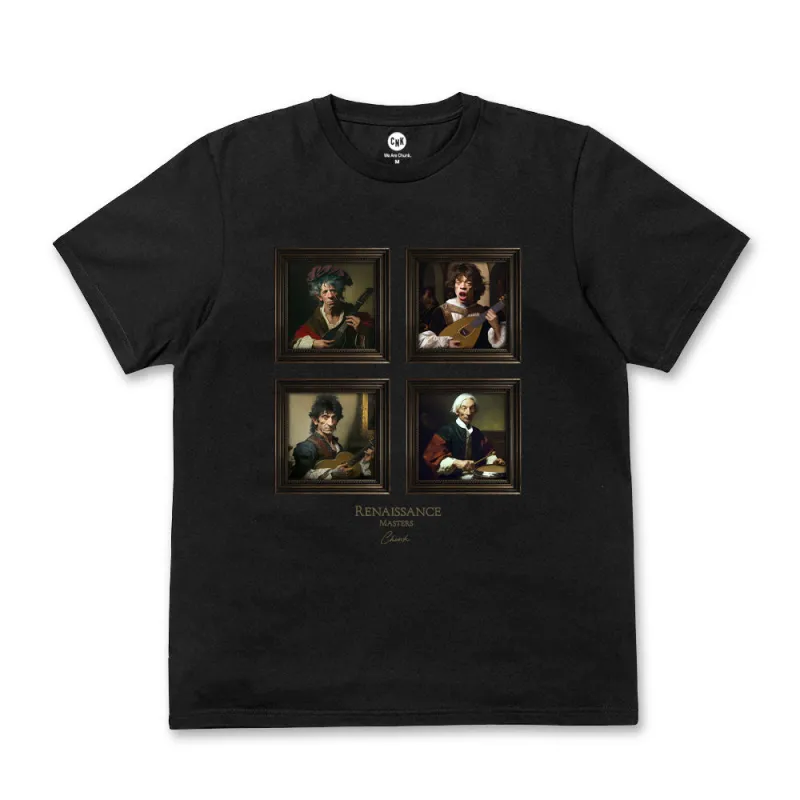 The Rolling Rocks Black T-Shirt made by Chunk