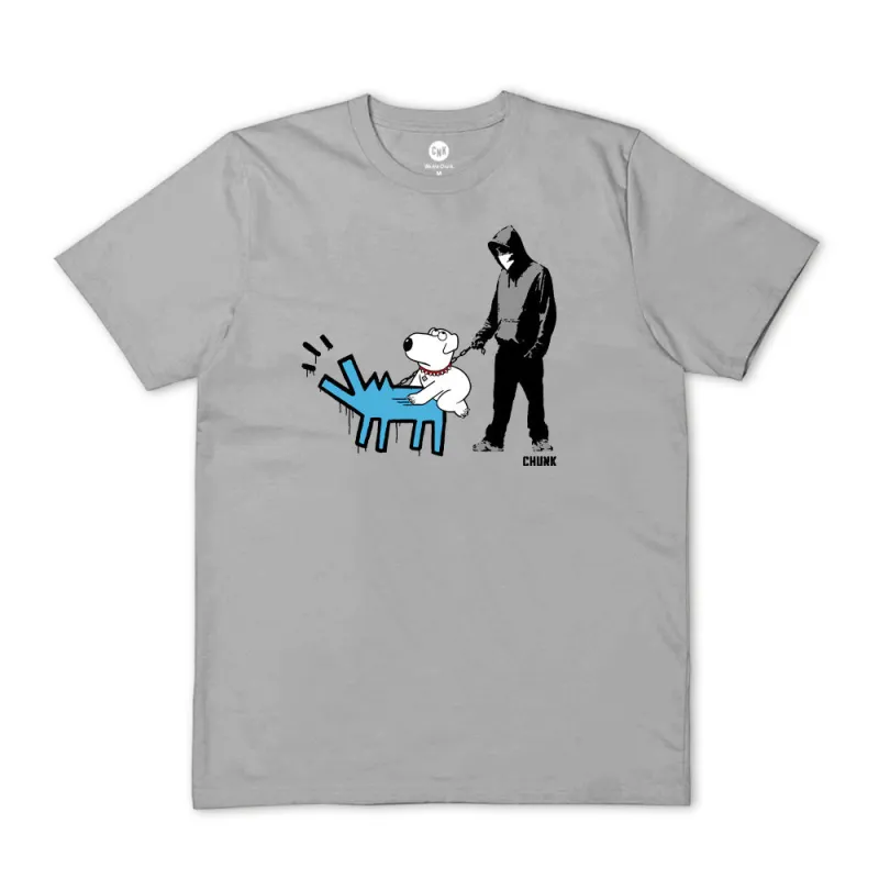 Doggystyle Light Grey T-Shirt made by Chunk