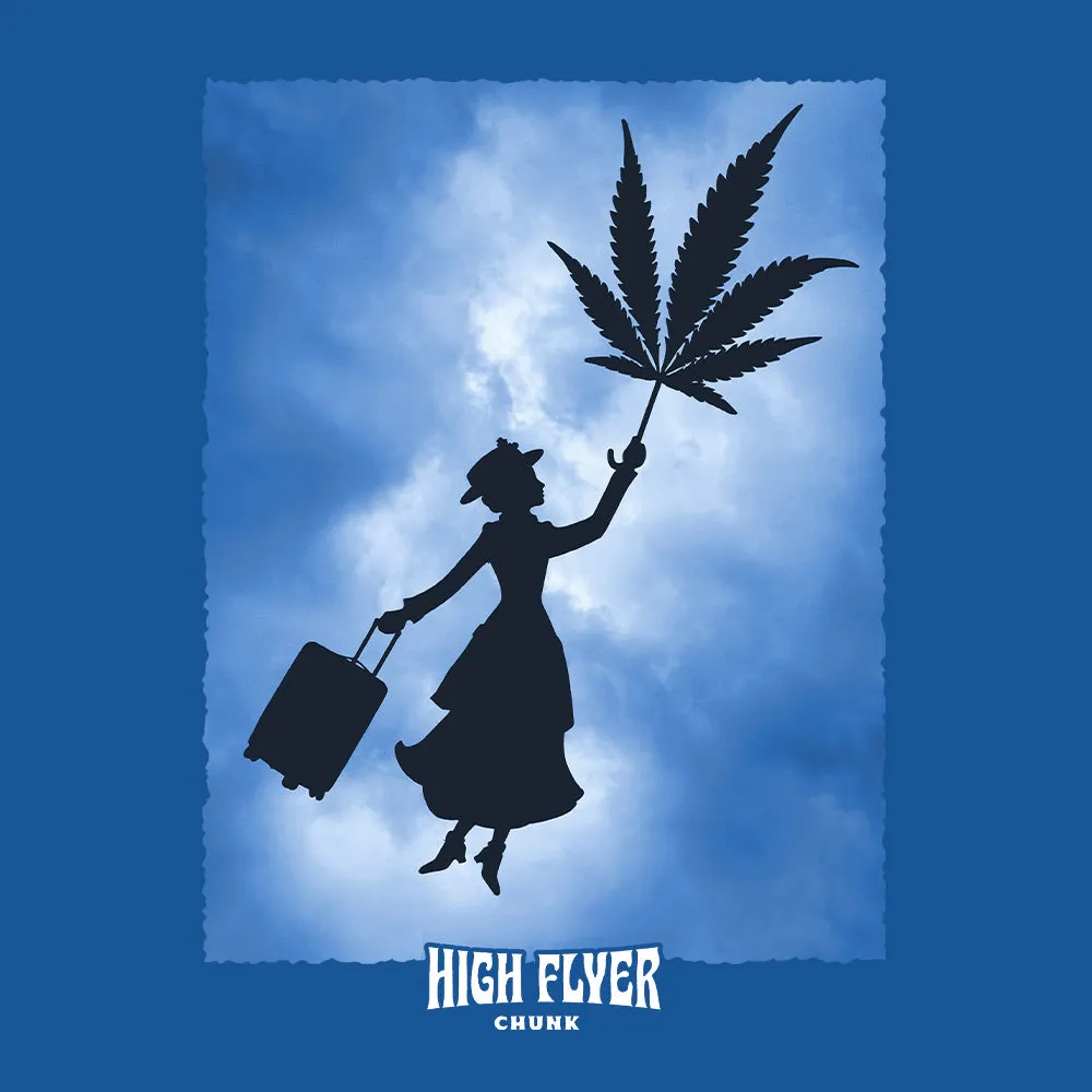High Flyer Bright Blue T-Shirt sold by Chunk product image thumbnail 3
