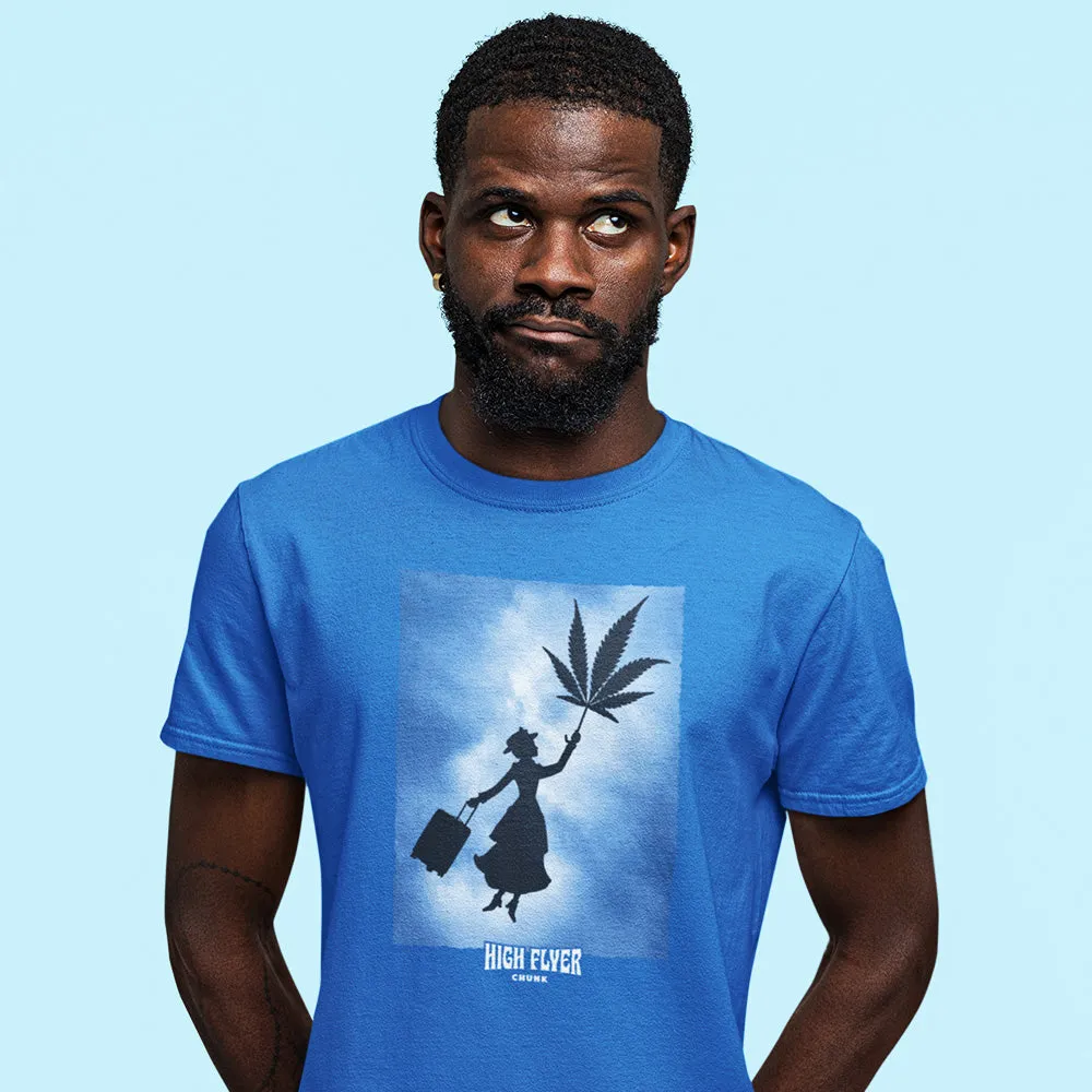 High Flyer Bright Blue T-Shirt sold by Chunk product image thumbnail 2