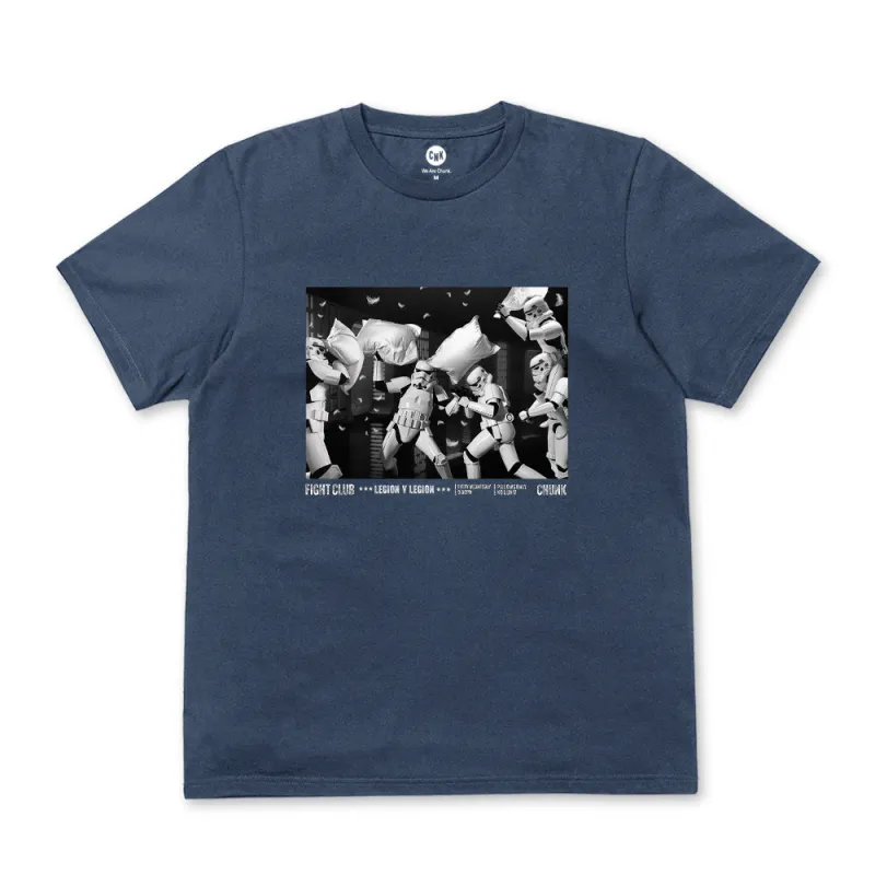 Fight Club Faded Denim T-Shirt made by Chunk