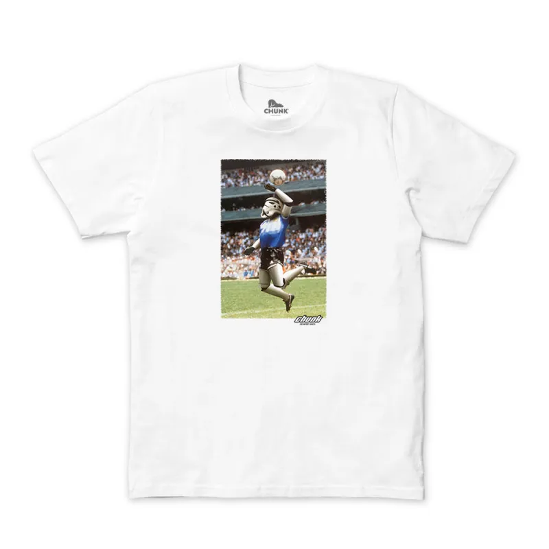 Hand of Death White T-Shirt made by Chunk