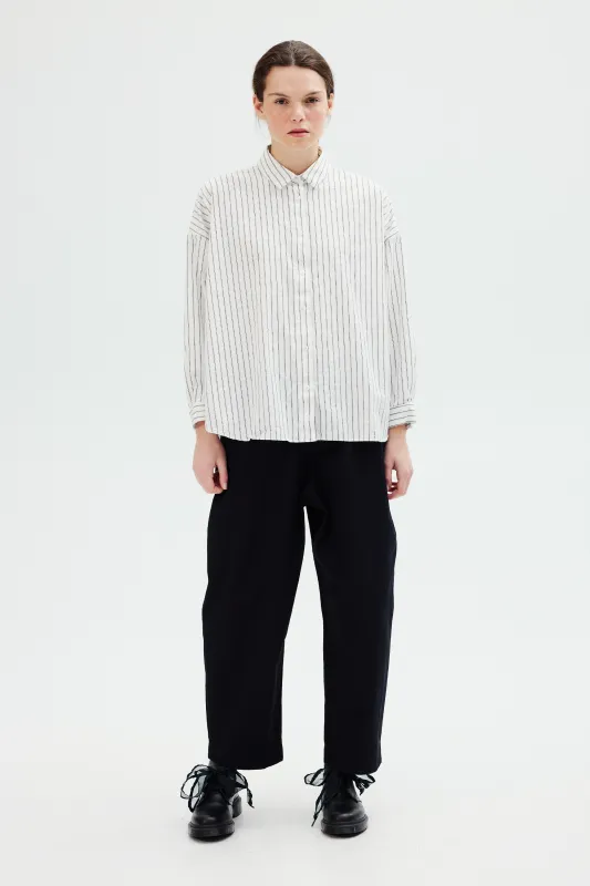 Segun Pinstripe Shirt made by Fabiana Pigna
